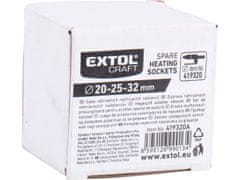 Extol Craft priloge seznanjen za polifuzijskega varilca, nastavljeno 3ks, průměr20-25-32mm