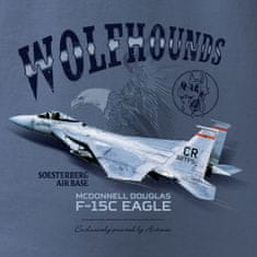 ANTONIO Majica z vojaško letalo F-15C EAGLE, M