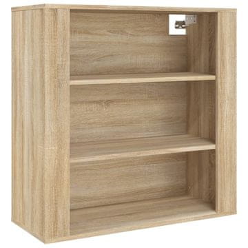 Vidaxl Stenska omarica sonoma hrast 80x33x80 cm inženirski les