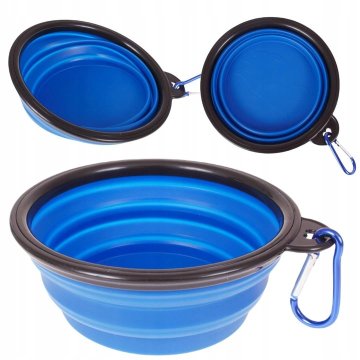 ER4 Silikonska skleda za pse mačke zložljiva