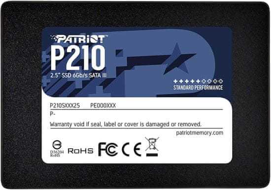 Patriot P210/2TB/SSD/2,5"/SATA/3R