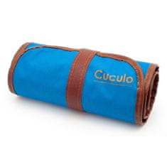 Cuculo barvice v kovčku z ostiliščem in podaljškom, 48 kosov, modre, BREZPLAČNA antistresna pobarvanka