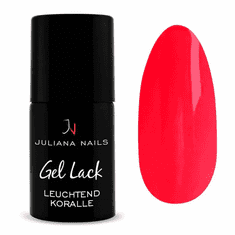 Juliana Nails Gel Lak Luminous Coral rdeča No.402 6ml