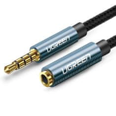 Ugreen Podaljševalni kabelski adapter za slušalke mini jack 3,5 mm 0,5 m modre barve