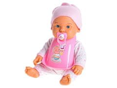 Mikro Trading Smejoči se dojenček z dodatki, 35 cm