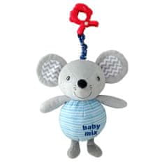 Baby Mix Mouse plišasta igrača s strojem za igrače in sponko