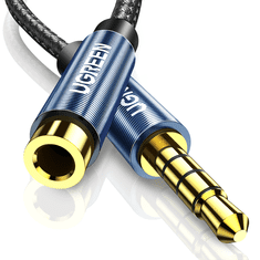 Ugreen Podaljšek za slušalke AUX mini jack 3,5 mm 2 m, modri
