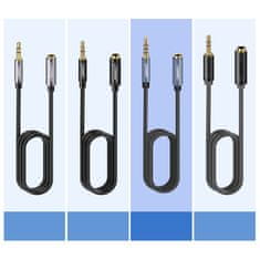 Ugreen Podaljšek kabla za avdio adapter AUX mini jack 3,5 mm 1,5 m, modri