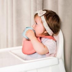 BabyOno Ergonomska skodelica Baby Ono FLOW svetlo modra