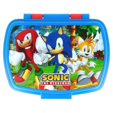 Stor Otroška plastična škatla za malico Ježko Sonic, 40574