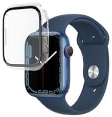 FIXED Pure Protective Case s kaljenim steklom za Apple Watch Series 8 45 mm, FIXPUW-1027 prozoren