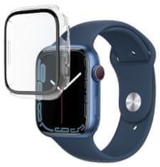 FIXED Pure Protective Case s kaljenim steklom za Apple Watch Series 8 41mm, FIXPUW-1028 prozoren