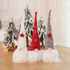 Korbi Božični Gnom Dekoracija - 31cm, Rdeča Kapa