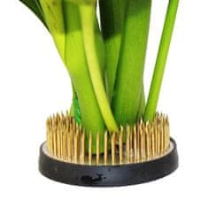 Northix Okroglo držalo za rože z gumijastim podstavkom - Flower Decor - Black 