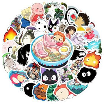 Northix 100x nalepk - japonska anime
