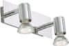 LED kopalniška svetilka SPLASH 2x4W, krom sijaj, 3000K, 600lm