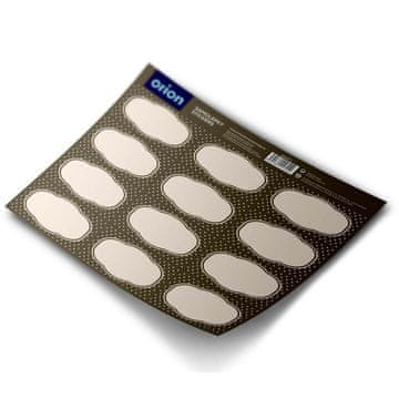 Orion Nalepke za kozarce 12pcs RETRO prazne
