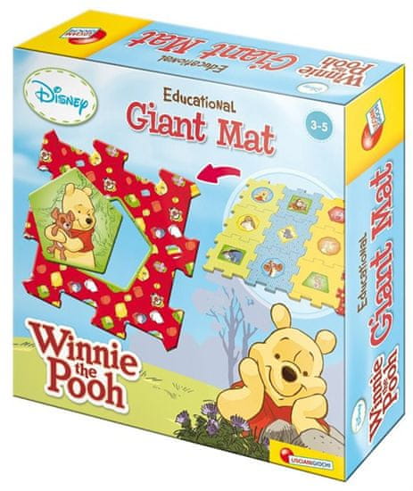 Lisciani Puzzle Winnie the Pooh GIANT MAT 12 kosov