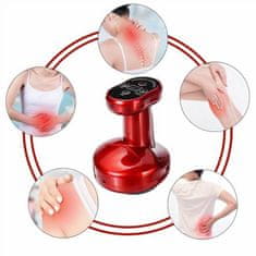 Mormark Brezzični shiatsu masažni aparat za vakuumsko terapijo - anticelulitni maser za telo s toplotnim učinkom - CUPPY