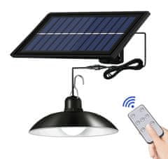 aptel Solarna viseča LED svetilka vodoodporna hladno bela 2200mAh IP65