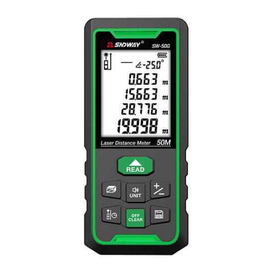SNDWAY SW-50G laserski merilnik razdalje (območje 50 m)