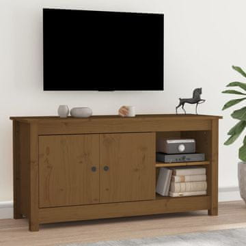 Vidaxl vidaXL TV omarica medeno rjava 103x36,5x52 cm borov les