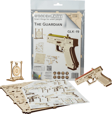 Wooden city 3D sestavljanka Guardian Pistol GLK-19, 30 kosov