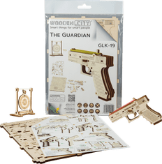 Wooden city 3D sestavljanka Guardian Pistol GLK-19, 30 kosov