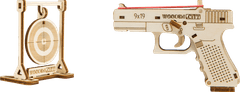 Wooden city 3D sestavljanka Guardian Pistol GLK-19, 30 kosov