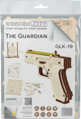 Wooden city 3D sestavljanka Guardian Pistol GLK-19, 30 kosov