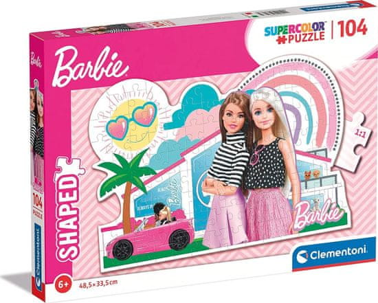 Clementoni Barbie konturna sestavljanka 104 kosov