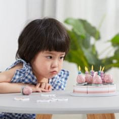 Viga Toys  Leseni stroj za rezanje torte za rojstni dan