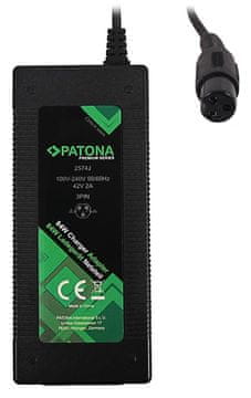 PATONA Polnilec za električne skuterje in hoverboarde 42V/2A/84W 3pin