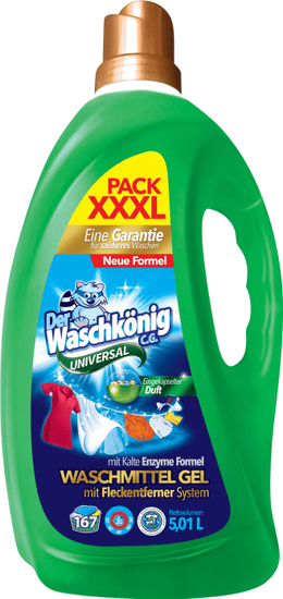 Waschkönig Univerzalni pralni gel 5,01 l - 167 pranj