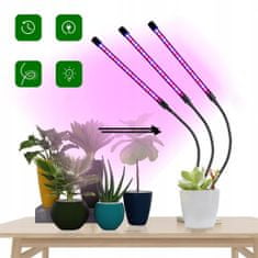 Malatec 60 LED UV svetilka za rast rastlin 30W – 3 načini delovanja