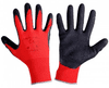 L211210K rokavice, lateks, XL, črno-rdeče