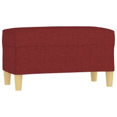 Vidaxl vidaXL Klop vinsko rdeča 70x35x41 cm oblazinjena s blagom