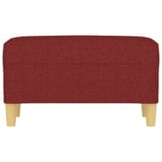 Vidaxl vidaXL Klop vinsko rdeča 70x35x41 cm oblazinjena s blagom