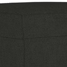 Vidaxl Klop črna 100x35x41 cm blago