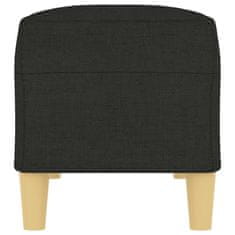 Vidaxl Klop črna 100x35x41 cm blago