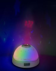 Esperanza Projektorska RGB LED zvezdna budilka s lasersko projekcijo časa
