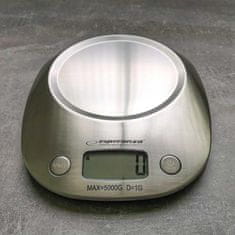 Esperanza Inox kuhinjska LCD tehtnica s skledo do 5kg