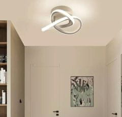 aptel Moderna stropna nadometna LED svetilka 24W bela 26cm