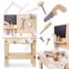 Lesena otroška delavnica z orodjem