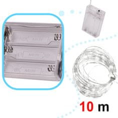 Aga LED Dekorativna Žica 10m 100LED Hladno bela