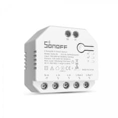 Sonoff DUAL3 pametno stikalo za nadzor motorja za rolete, Wi-Fi, 2-kanalni