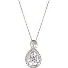 Preciosa Srebrna ogrlica s kristali Precision 5186 00 (veriga, obesek)
