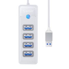 Orico Orico Hub adapter USB na 4x USB 3.0, 5 Gb/s, 0,15 m (bel)