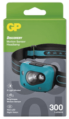 GP Discovery CH44 naglavna LED svetilka, 300 lm (P8584)