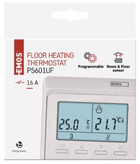 Emos sobni termostat za talno ogrevanje, žični (P5601UF)